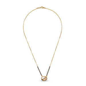 เครื่องประดับทองคำมังกัลสุตรสำหรับเธอ - Product Image 3