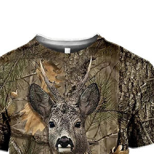 Camisetas de caza para hombre ligeras impresas por sublimación personalizadas OEM, camisetas de caza impermeables al mejor precio - Product Image 6