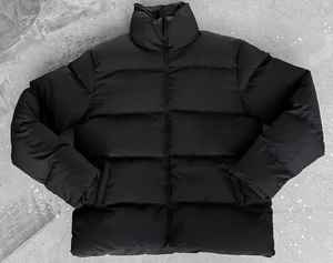 Chaqueta Acolchada Unisex de Alta Calidad Personalizada, Estilo Urbano, Cuello Alto Vintage, Bordado en Lona, Logotipo Personalizado, Impermeable - Product Image 5