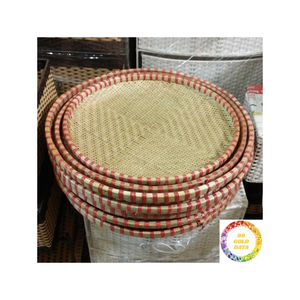 Plateau en bambou sans plastique écologique et réutilisable, parfait pour les maisons durables, les cafés, les pique-niques et les cuisines vertes - Product Image 1