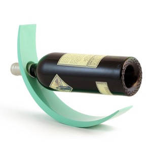 Présentoir d'équilibre de bouteille unique porte-vin en laque décor de bouteille de qualité supérieure avec supports laqués - Product Image 5