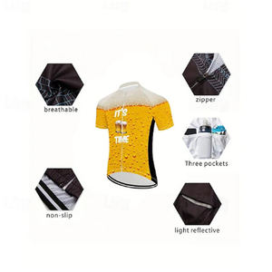 2025 Custom Logo Cycling Uniform <b>for</b> <b>Men</b> Breathable Casual Team Wear <b>for</b> Autumn Cycling Designed Apparel - Product Image 5
