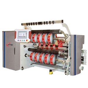 Machine de refendage et de rembobinage à bras articulé automatique avancée à servocommande, 600 MPM, 70 pouces, haute précision, économie d'énergie numérique - Product Image 2
