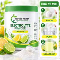 Poudre d'électrolytes de créatine pour rehydratation, marque privée, mélange de boissons énergétiques fitness, suppléments à base de plantes, nutrition sportive