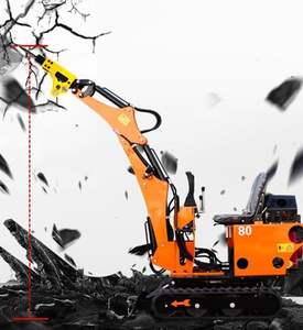 เบรกเกอร์ไฮดรอลิกสำหรับรถขุดตัวทำลายงานหนักสำหรับใช้ในการก่อสร้างและเหมืองแร่ - Product Image 3