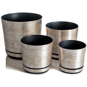 Jardinière galvanisée à l'aspect vintage fabriquée par Rael en fer galvanisé pour la décoration de la maison, du bureau et du jardin. - Product Image 3