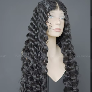 Vente en gros d'extension de cheveux Remy vietnamiens 100% cheveux humains océan tissage ondulé profond du Vietnam fournisseur de cheveux à trame unique - Product Image 1