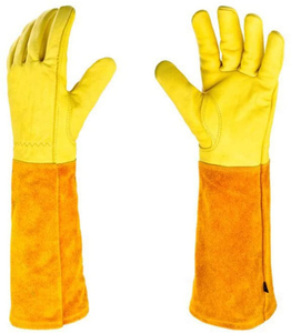 Guantes de soldadura TIG de cuero de piel de cabra de grano Premium 2025, resistentes al calor, antideslizantes, impermeables, para pantalla táctil, guantes de seguridad para el trabajo - Product Image 1