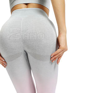 Sujetador deportivo y mallas de Yoga Push Up High Stretch Tummy Compression Workout Leggings para mujer - Product Image 6