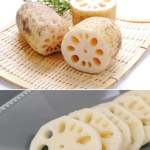 รากบัวธรรมชาติแช่แข็ง/ฝานหรือมีทั้งหมด/พร้อมส่งออกภายใต้การสร้างแบรนด์ OEM - Product Image 2