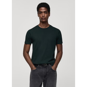 Camiseta de algodón de peso pesado de 300G para hombre, Cuello pequeño, Hip Hop, Boxy Fit, logotipo ancho corto de gran tamaño en la parte delantera, diseño en blanco - Product Image 5