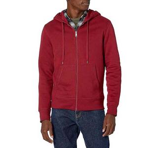 Sudaderas con Capucha y Cremallera para Hombre, 100% Algodón, Felpa Gruesa, Tallas Grandes, Personalizables, Transpirables, Estilo Urbano - Product Image 1