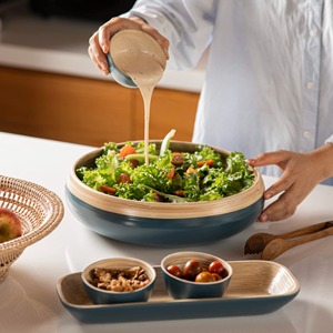 Cuenco de bambú hilado al por mayor, juego de vajilla superventas, juego de cuencos de fibra de bobina sostenible para exportar - Product Image 4