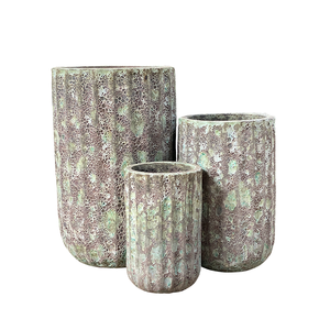 Maceta de Cerámica Esmaltada de Estilo Clásico con Orificio de Drenaje, Duradera y Ecológica para Exteriores, Binh Duong, para Flores/Plantas Verdes - Product Image 1