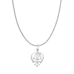 NOVAMART Fine Geometric <b>Sword</b>-shaped 925 Silver Pendant with Gold Plating and Link Chain Wholesale Export - Product Image 2