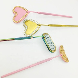 Espejo de pestañas Estilo personalizado con piedra Plasma de todos los colores Disponible Espejo de alta calidad Logotipo de visón Espejos de pestañas Sostenibles - Product Image 6