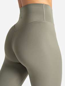 Últimas Custom Dusky Sage Allure Leggings favorecedor curvado de cintura alta transpirable ropa activa moda gimnasio Leggings para mujeres - Product Image 3