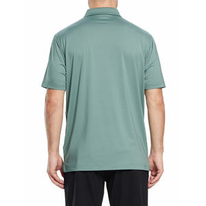 El mejor diseño para hombre para camiseta Polo Dry Fits Nueva llegada Cómodo Mangas cortas Venta al por mayor Precio barato Patrón sólido - Product Image 2