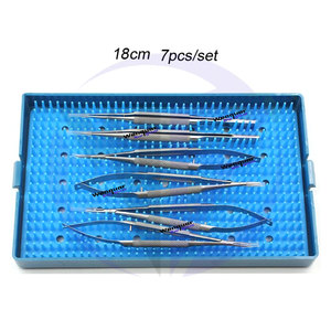 Juego de Instrumentos Profesionales para Microcirugía Oftálmica, 7 Piezas, Microscopio Ocular, Herramientas de Sutura con Estuche Esterilizable, Precio de Fábrica - Product Image 5