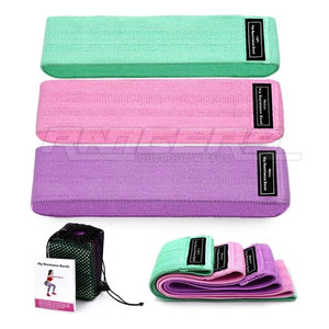 Yoga Home Gym Exercice Fitness Workout Pull Up Assist Friendly High Elastic Fabric Hip Circle Band - Product Image 1