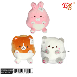 Super morbido 14 \ "Set di animali di peluche 12 pz/CS giocattoli per cani e orso in tessuto di poliestere confezione ODM personalizzazione 10 cm di altezza" - Product Image 1