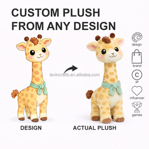 Juguete de Peluche Personalizado OEM ODM, Fábrica de <span class=keywords><strong>Animales</strong></span> de Peluche, Convierte Ilustraciones y Bocetos en Peluches Suaves para Uso Comercial - Product Image 1