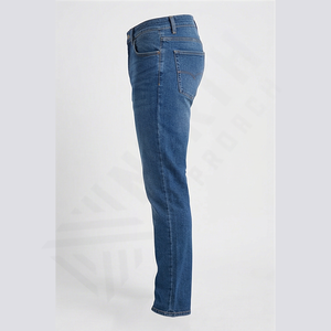 <b>Men's</b> Custom Made Mid Waist Denim <b>Jeans</b> Wholesale Street Wear <b>Wide</b> <b>Leg</b> Pants Outdoor Fashion Plus Size Trousers Bulk Supply - Product Image 3