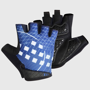 Gants de course à demi-doigts personnalisables anti-dérapant absorbant les chocs gants de sport en cuir respirant pour le cyclisme Gym Pêche - Product Image 1