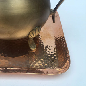 Hammered Aluminum Serving <b>Tray</b> New Design Fancy Wood <b>Steel</b> <b>Stainless</b> <b>Steel</b> <b>Tray</b> High Finishing Hot Selling - Product Image 5