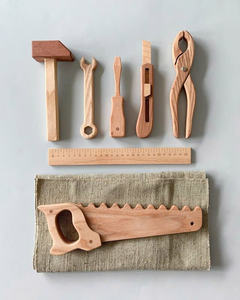 FULL SET WOODEN BABY TOY <b>TOOLS</b> SAFELY WHOLESALE - Product Image 3