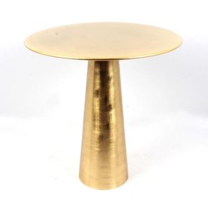 Mesa auxiliar de hierro de diseño antiguo de tendencia con acabado antiguo de cobre muebles decorativos de hierro hechos a mano indios más vendidos - Product Image 6