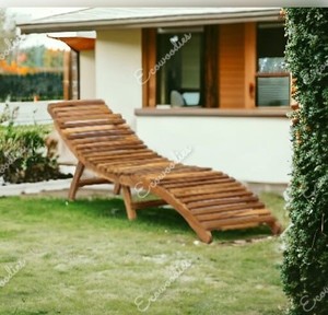 เก้าอี้ชายหาดทำจากไม้ไผ่เก้าอี้พักผ่อนกลางแจ้งพับได้เก้าอี้สระว่ายน้ำเฟอร์นิเจอร์กลางแจ้งเก้าอี้อาบแดดพลาสติกที่ทันสมัย - Product Image 6
