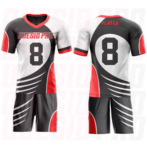 ชุดยูนิฟอร์มฟุตบอลธงแบบสั่งพิมพ์ลายเอง ชุดยูนิฟอร์มทีมแบบซับลิเมชั่นส่วนบุคคลสำหรับการเล่นในสโมสร เสื้อผ้าฟุตบอลธง - Product Image 1