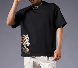 Meilleur T-shirt brodé pour homme en gros, design personnalisé, col rond, coton doux, logo imprimé sérigraphié, coupe classique, anti-froissement - Product Image 4