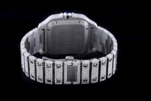 Elegante reloj de diamantes Moissanite de buena calidad, ropa informal estilo Hip Hop de lujo disponible a granel de La India - Product Image 4