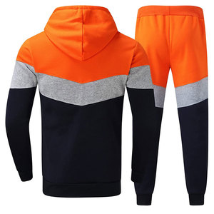 Trajes de chándal para hombre 2 piezas Pull Over manga larga con bolsillos laterales dobles Trajes de chándal para hombre - Product Image 2