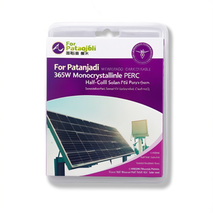 Panneau solaire monocristallin PERC demi-cellule 365W renouvelable Patanjali certifié TUV - Product Image 2