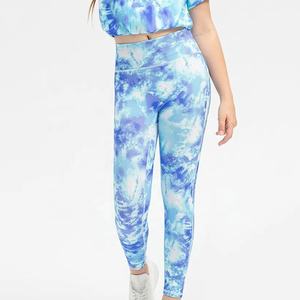 Nuevos diseños de cintura alta Leggings de yoga Sublimación Logo Imprimir Mujeres Leggings Yoga Fitness Leggings transpirables - Product Image 3