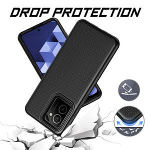 Funda Híbrida Premium de Doble Capa para T-Mobile Revvl 8 2025, Color Negro - Product Image 4