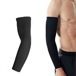 Manchons de bras de sport respirants par compression avec logo personnalisé Sports d'extérieur Manchons de bras personnalisés à vendre - Product Image 3
