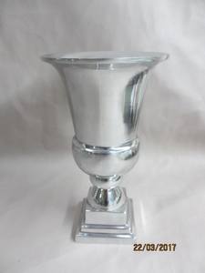 Customised <b>Vintage</b> Rough Silver Metal <b>Vase</b> Home Interior Decoration for Party Occasions-Available in Brass Copper Wood - Product Image 6