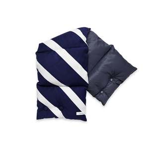 Nanamica Men's Reversible Stripe <b>Down</b> Muffler [SUKF865] - Product Image 1