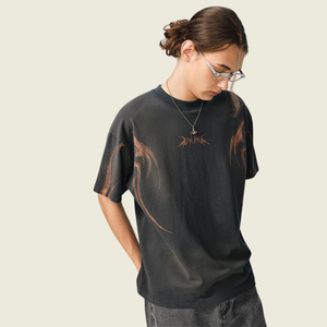 High Street 100% camisetas de algodón orgánico para damas serigrafiadas transpirables de peso pesado preencogidas camisetas de primavera para damas - Product Image 2