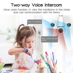 Cámara de Seguridad Exterior 355 °   Cámara de Vigilancia Inalámbrica para Exteriores con Seguimiento de Movimiento, Alarma y Almacenamiento Flexible, con IA - Product Image 3