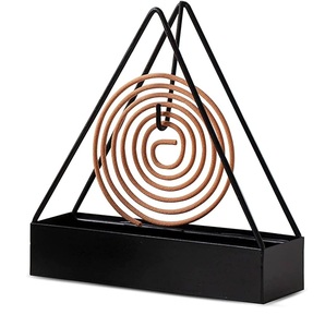 Support métallique en fil de fer Porte-bobine anti-moustiques Couleur noire Parfait pour la maison Chambre à coucher Salon Bureau Utilisation Porte-bobine - Product Image 4