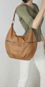 Ultra Soft Leather Hobo <b>Bag</b> for Women Vegan Leather V Women Ladies' Fashion <b>Slouchy</b> Handbag <b>Shoulder</b> Purse LHB-0192 - Product Image 5