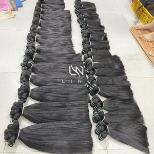 ผมดิบมนุษย์ไม่ผ่านการทำผมหยักศกแบบธรรมชาติผมมนุษย์แท้แบบไม่ผ่านกระบวนการผมตรงจากเวียดนาม - Product Image 2