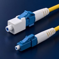 Cordon de brassage fibre optique duplex SC-LC UPC de haute qualité G652D monomode 3,0 mm avec gaine LSZH pour télécommunications FTTH