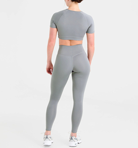 Leggings de yoga pour femmes à taille haute de qualité avec ceinture élastique pour la course, le fitness et l'entraînement - Product Image 4