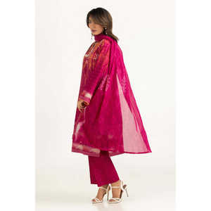 IUSTKSD-2073 Traje de Jardín de 3 Piezas Estilo Boho con Estampado y Características Transpirables Bordadas - Product Image 6